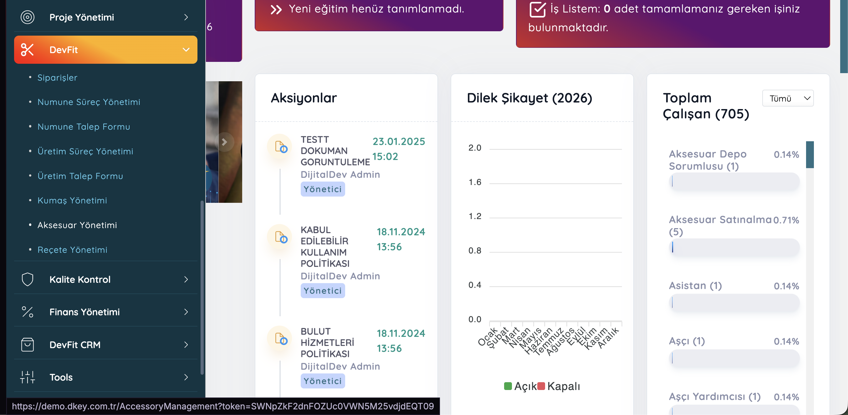 Üretim Yönetimi Desktop