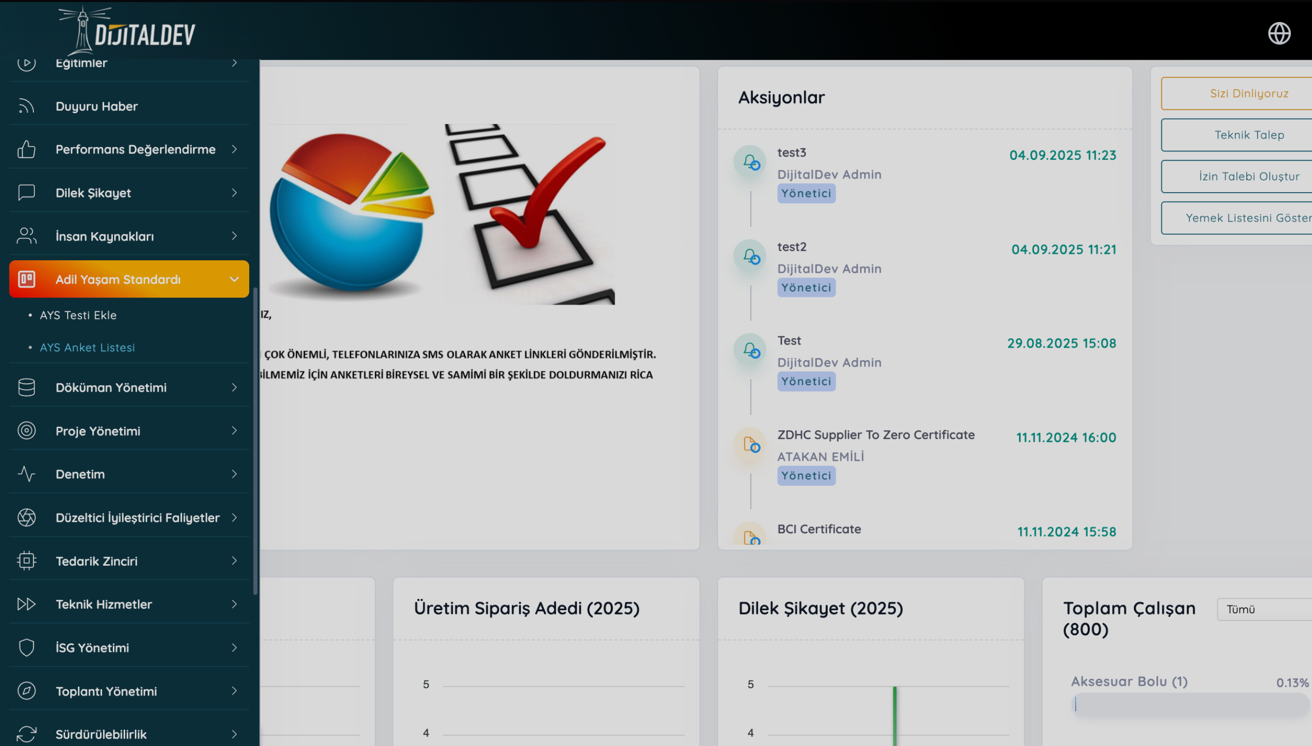 Adil Yaşam Standardı